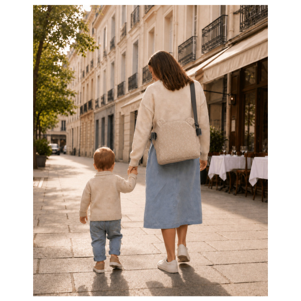 Rehausseur de chaise bébé pliable et imperméable brindilles Noukies
