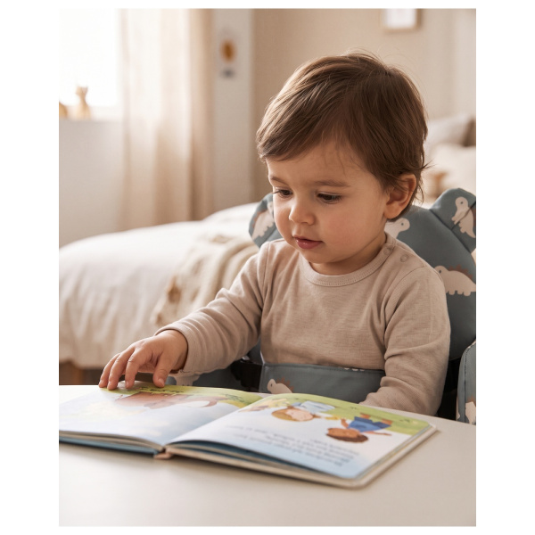 Rehausseur de chaise bébé pliable et imperméable dinosaures Noukies