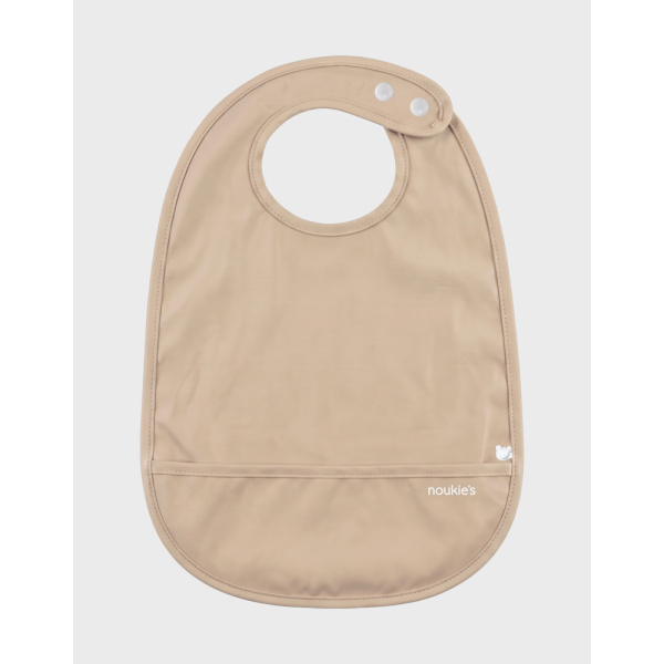 Lot de 3 bavoirs imperméables et poche récupératrice brindilles Noukies