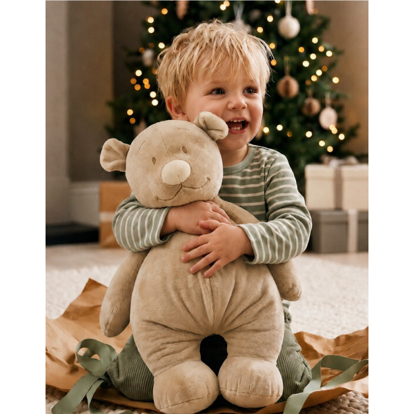 Peluche nouky 40 cm avec pochon cadeau Noukies