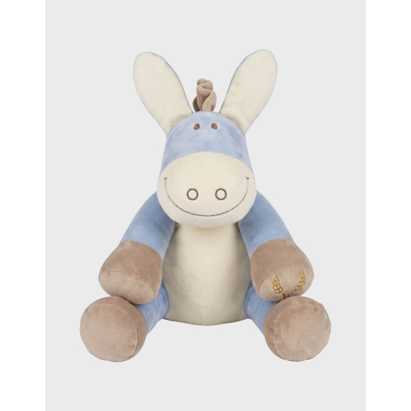 Grande peluche paco l’âne 80 cm avec pochon cadeau Noukies