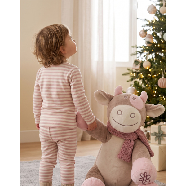 Grande peluche lola 80 cm avec pochon cadeau Noukies