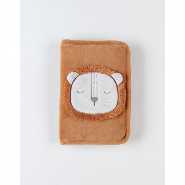 Protège carnet de santé babou en veloudoux caramel Noukies