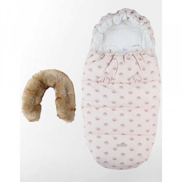 Chancelière universelle powder pink - mix and match Noukies