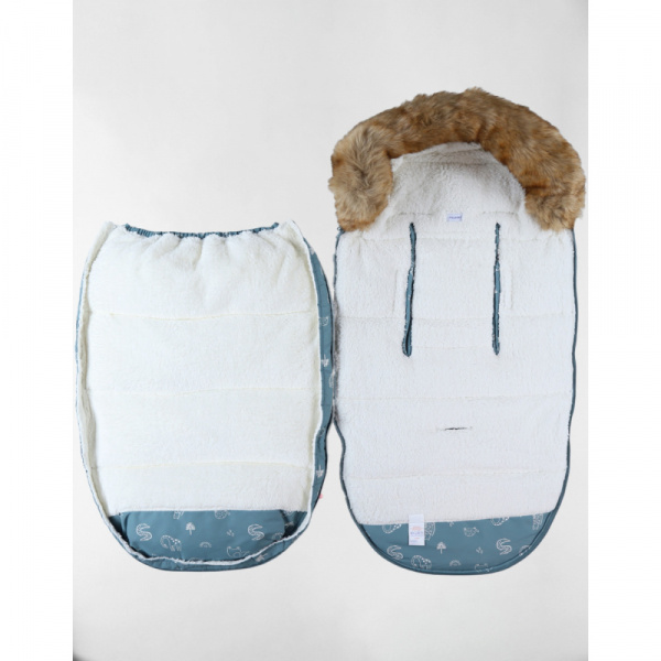 Chancelière universelle winter blue - mix and match Noukies