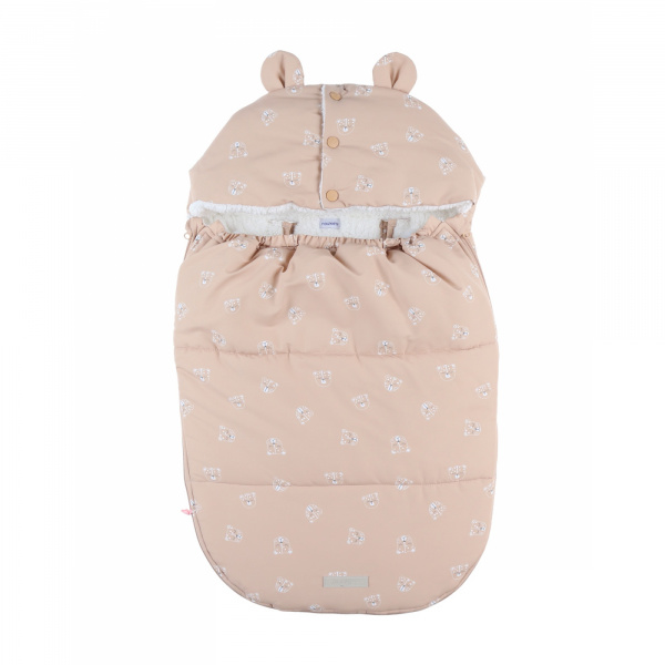 Chancelière bébé tender beige - mix and match Noukies