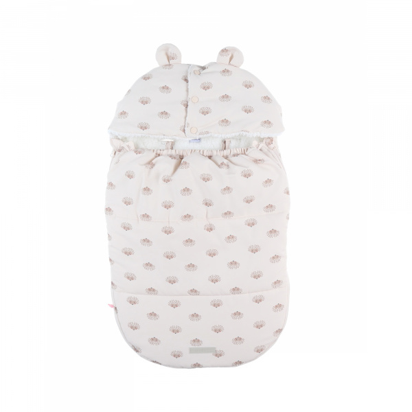 Chancelière bébé powder pink - mix and match Noukies