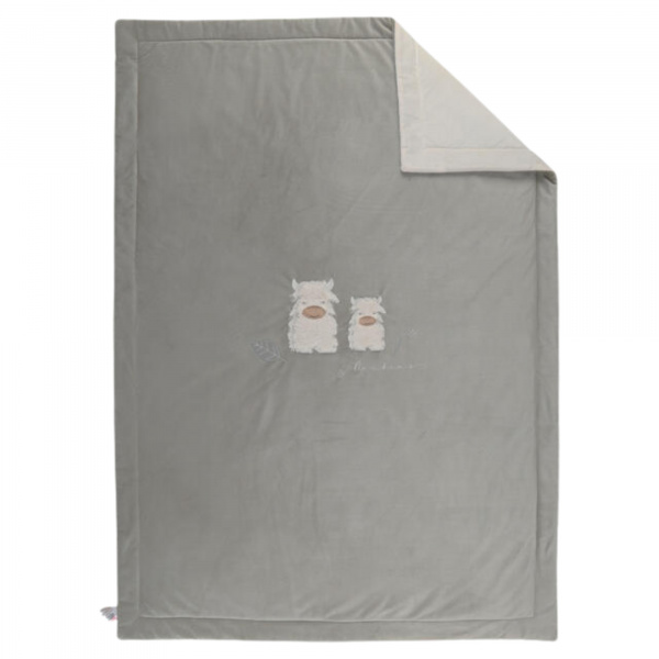 Couverture kendi 100x140 cm en veloudoux fluffy Noukies