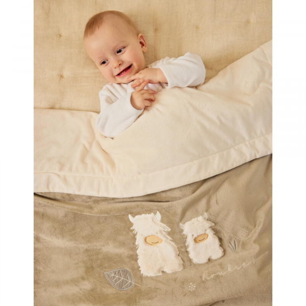 Couverture kendi 100x140 cm en veloudoux fluffy Noukies