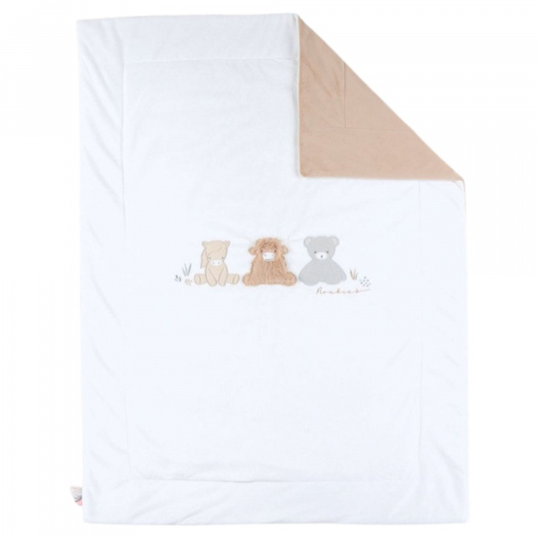 Couverture en veloudoux fluffy / orso & lily 75 x 100 cm Noukies