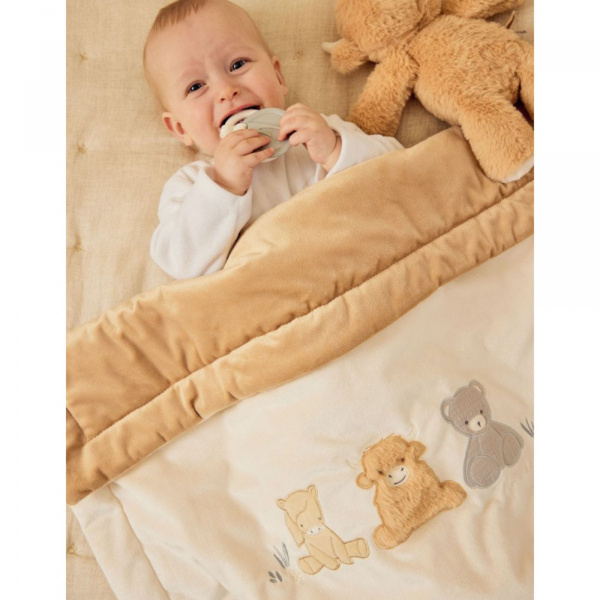 Couverture en veloudoux fluffy / orso & lily 75 x 100 cm Noukies