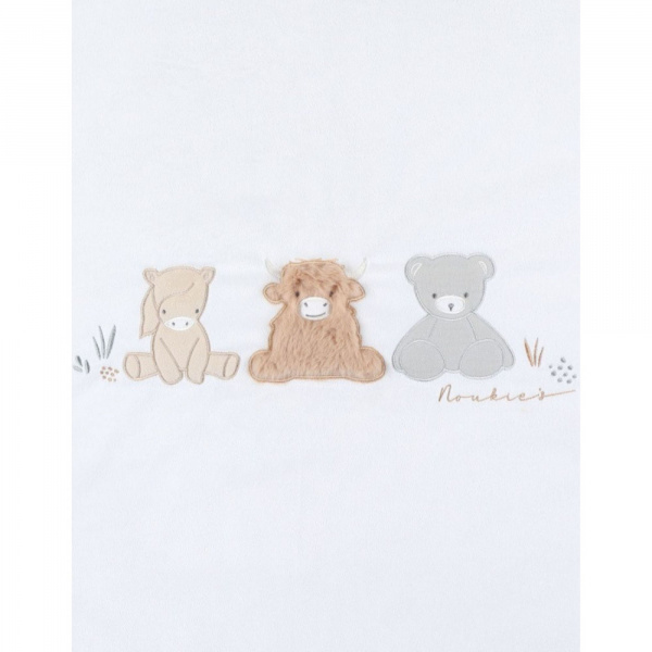 Couverture en veloudoux fluffy / orso & lily 75 x 100 cm Noukies