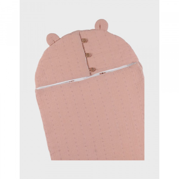 Nid d’ange, mousseline de coton bio Noukies