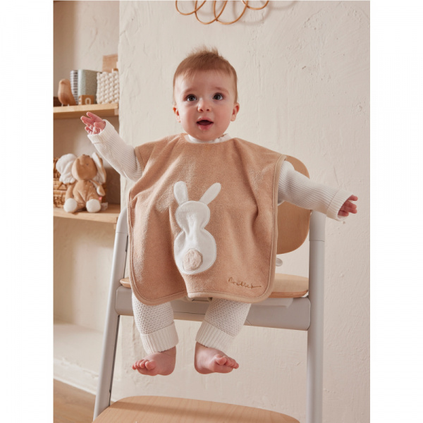 Bavoir bébé funny moka Noukies