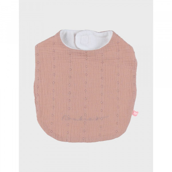 Lot de 3 bavoirs, mousseline de coton bio et éponge Noukies