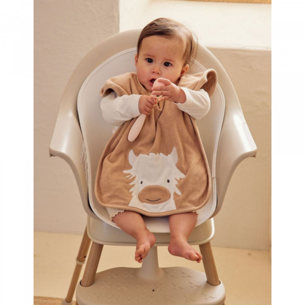 Lot 2 bavoirs éponge funny - fluffy orso & lily Noukies