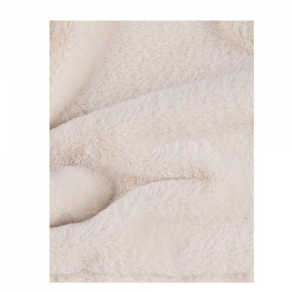 Couverture promenade fausse fourrure bébé beige mix and match Noukies