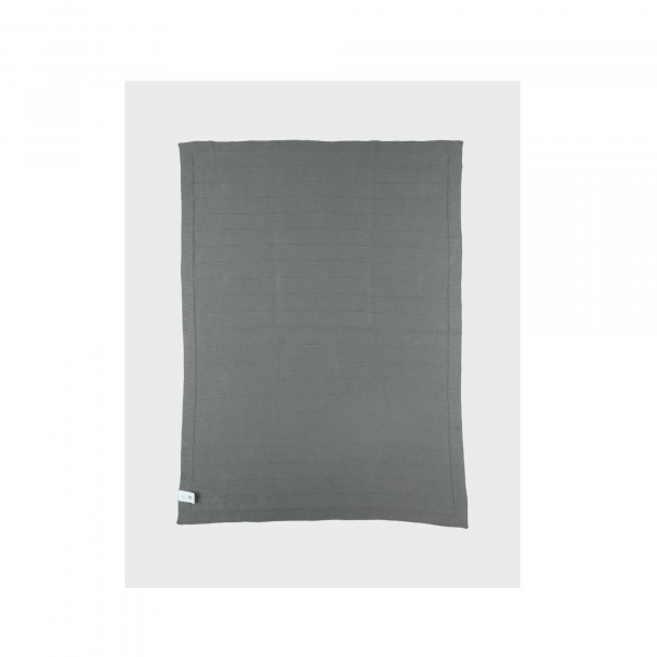 Couverture tricot 75 x 100 kaki mix and match Noukies