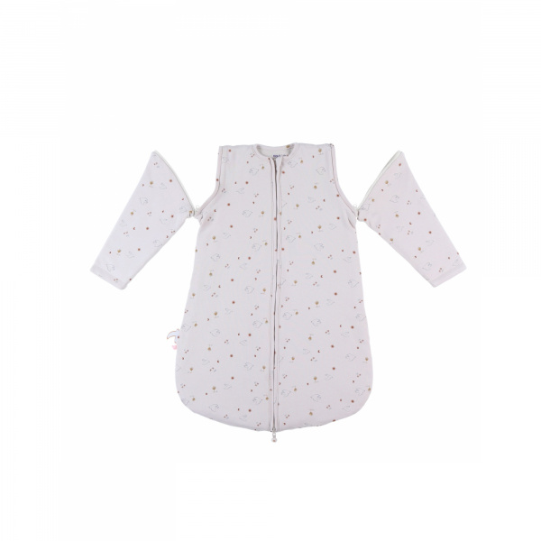 Gigoteuse 70cm jersey manches amovibles colombes du bonheur Noukies