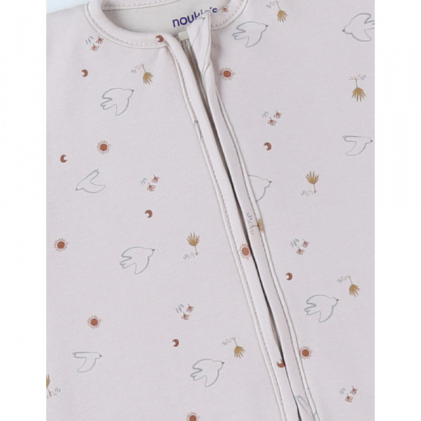 Gigoteuse 70cm jersey manches amovibles colombes du bonheur Noukies