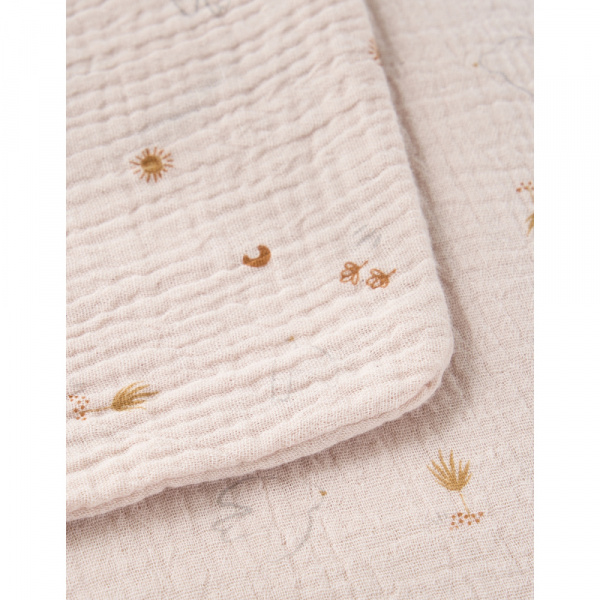 Housse de couette bali, moka & snow 100 x 140 cm Noukies