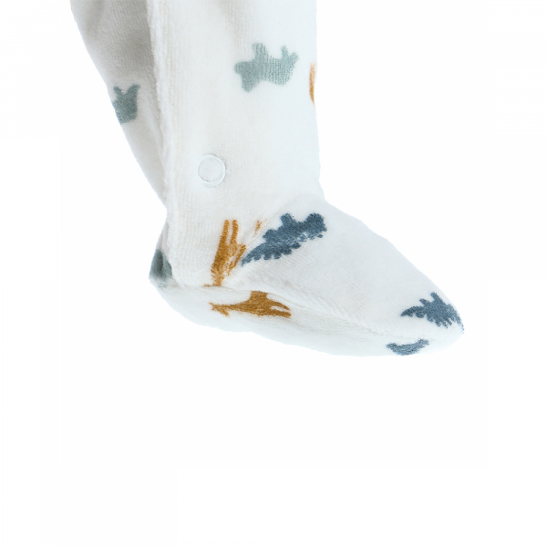 Pyjama 1 pièce velours stegi tiga et ops 9 mois Noukies