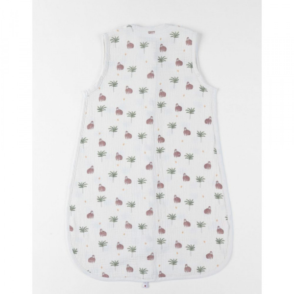Gigoteuse été 70 cm mousseline de coton - cute gorilla Noukies