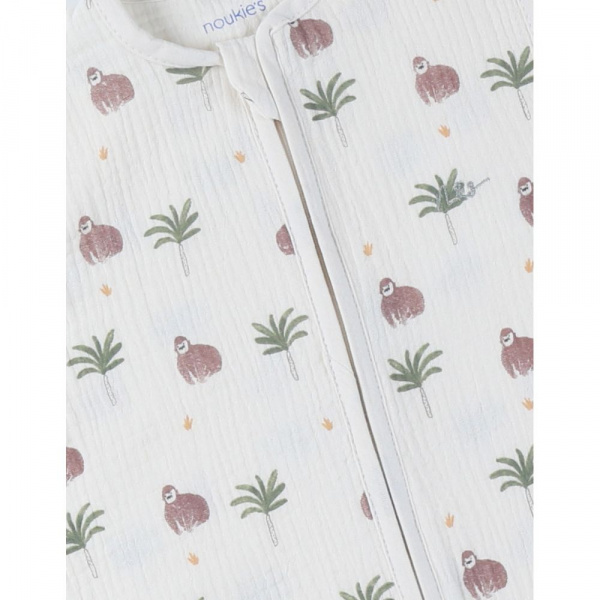 Gigoteuse été 70 cm mousseline de coton - cute gorilla Noukies