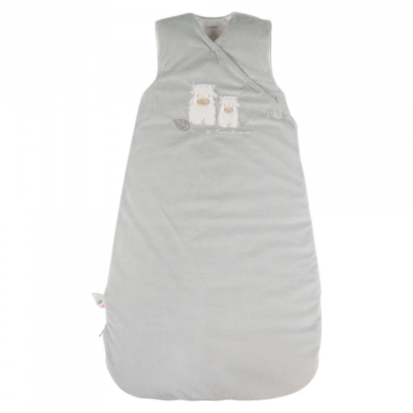 Gigoteuse bali 100cm en veloudoux - fluffy sauge Noukies