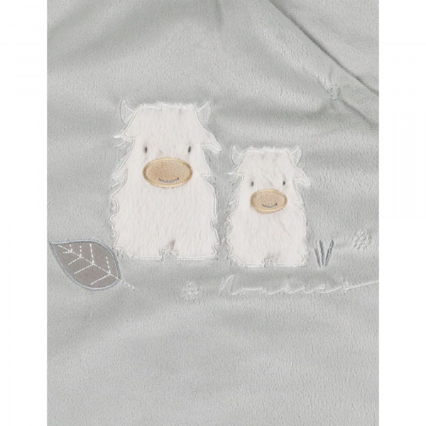 Gigoteuse bali 100cm en veloudoux - fluffy sauge Noukies