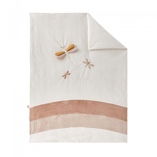 Couverture bébé veloudoux 100x140cm popsie gigi et louli Noukies