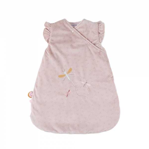 Gigoteuse hiver en veloudoux 50 cm rose popsie gigi et louli Noukies