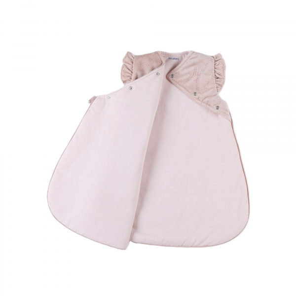 Gigoteuse hiver en veloudoux 50 cm rose popsie gigi et louli Noukies