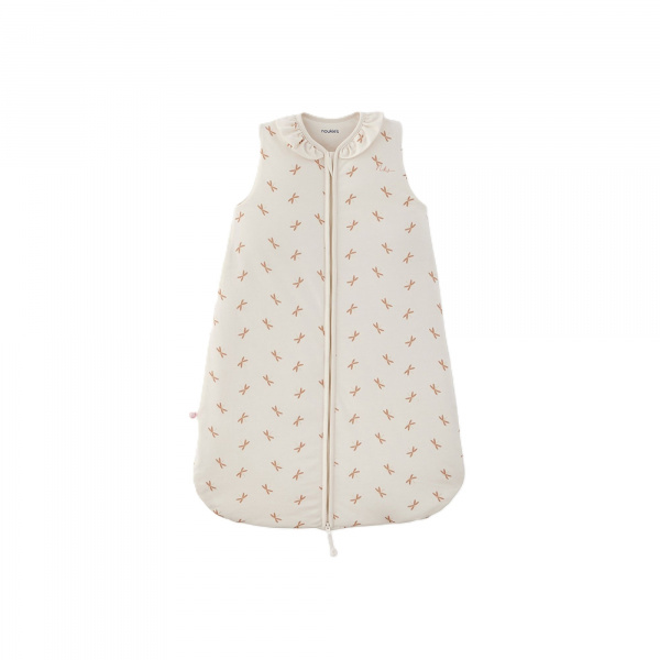 Gigoteuse mi saison 0-6 mois en jersey ouatiné écru popsie gigi et louli Noukies