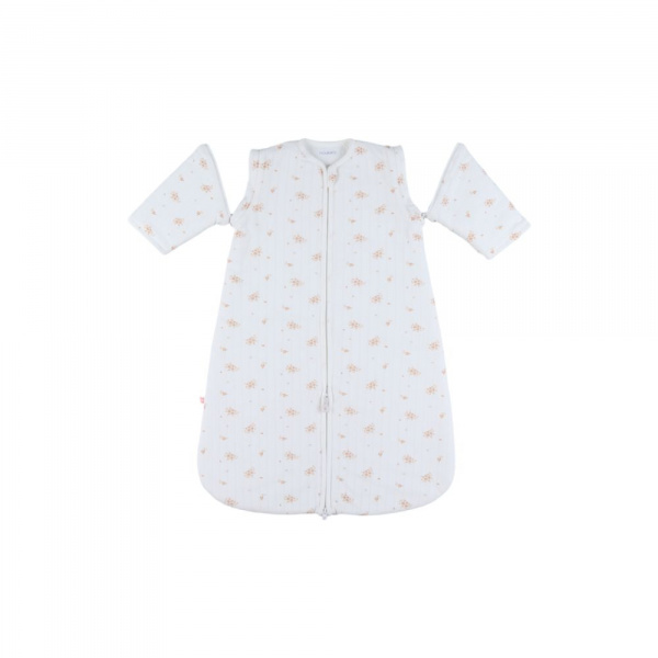 Gigoteuse nomade 70cm, coton bio, 1-6 mois - fleurs d'antan Noukies