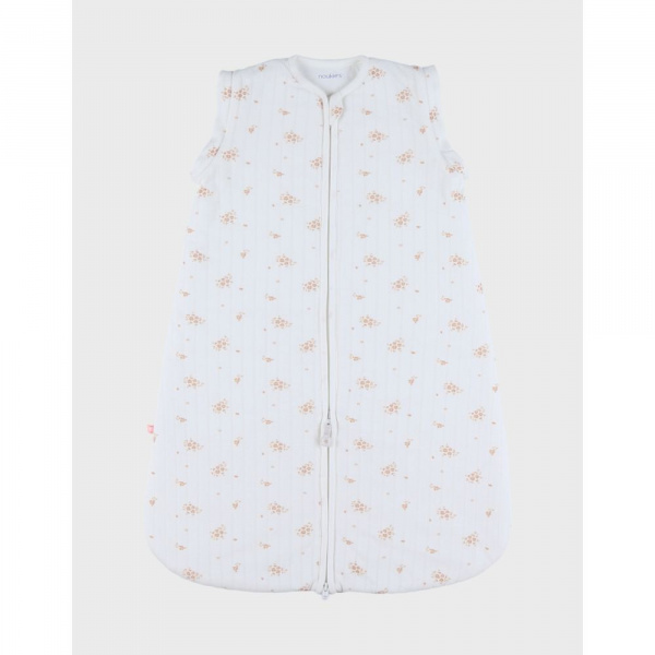 Gigoteuse nomade 70cm, coton bio, 1-6 mois - fleurs d'antan Noukies