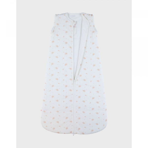 Gigoteuse nomade 100cm, coton bio, 6-24 mois, fleurs d'antan Noukies