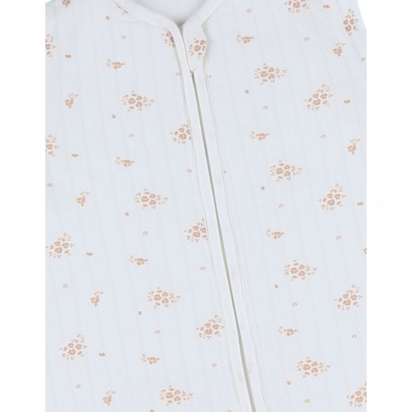 Gigoteuse nomade 100cm, coton bio, 6-24 mois, fleurs d'antan Noukies