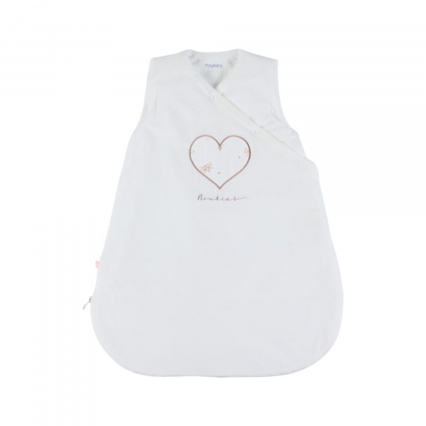 Gigoteuse 50cm, veloudoux, 0-3 mois - fleurs d'antan Noukies