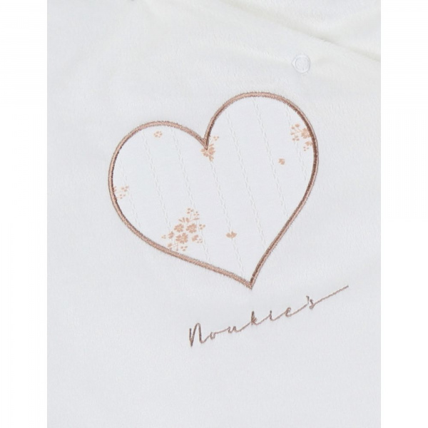 Gigoteuse 50cm, veloudoux, 0-3 mois - fleurs d'antan Noukies