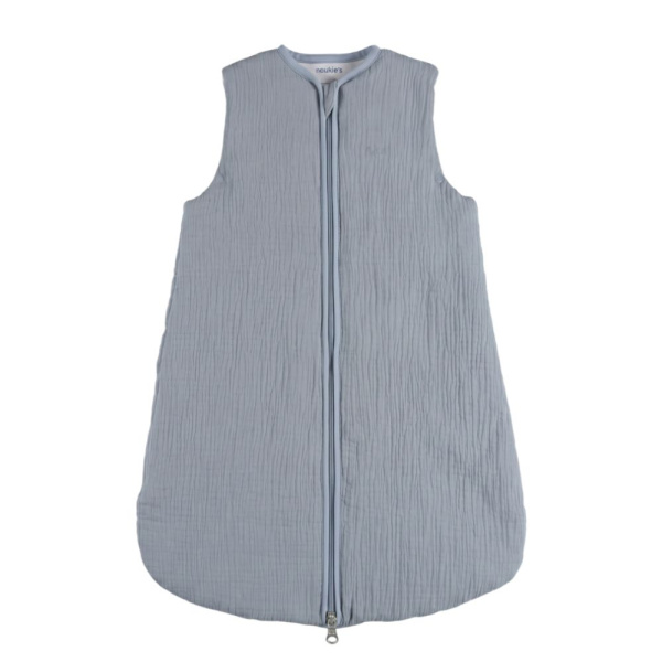 Gigoteuse été 70cm en coton bleu Noukies