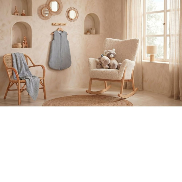 Gigoteuse été 70cm en coton bleu Noukies