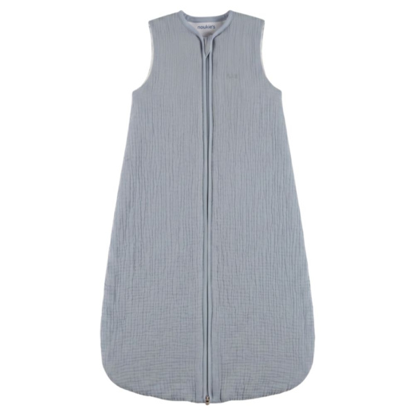 Gigoteuse été 100cm en coton ouatinée bleu Noukies