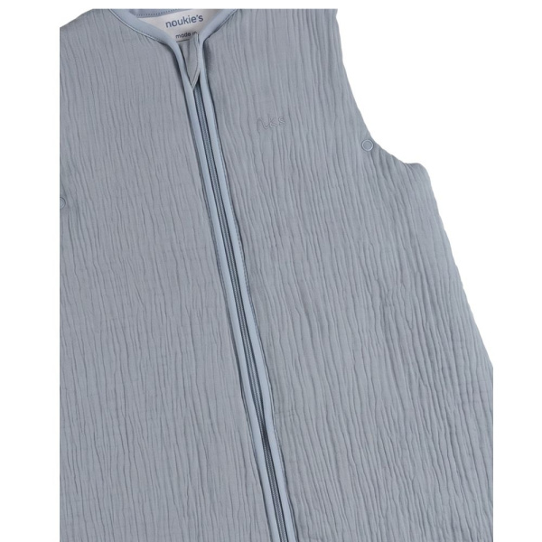 Gigoteuse été 100cm en coton ouatinée bleu Noukies