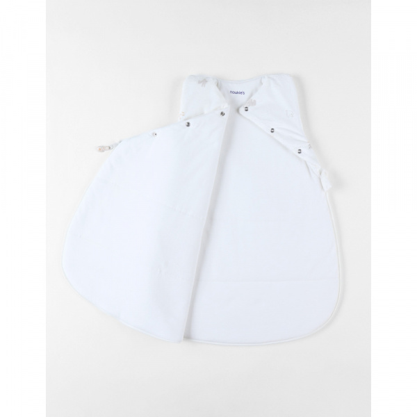 Gigoteuse 50 cm en veloudoux bali, moka & snow Noukies