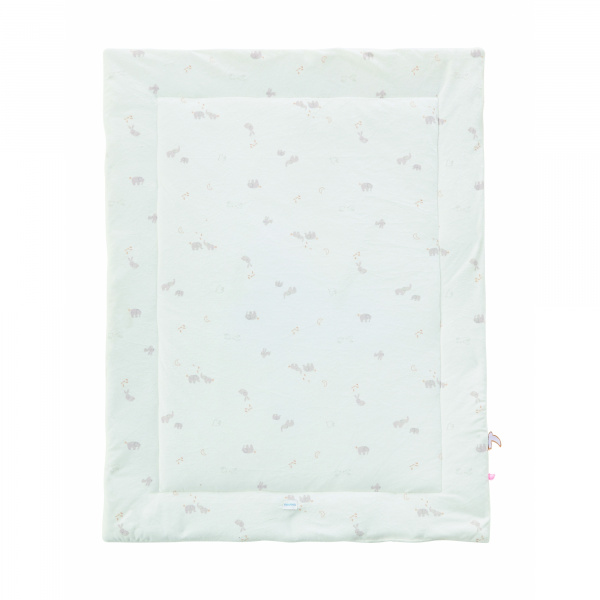 Couverture en veloudoux 75 x 100 cm bali, moka & snow Noukies