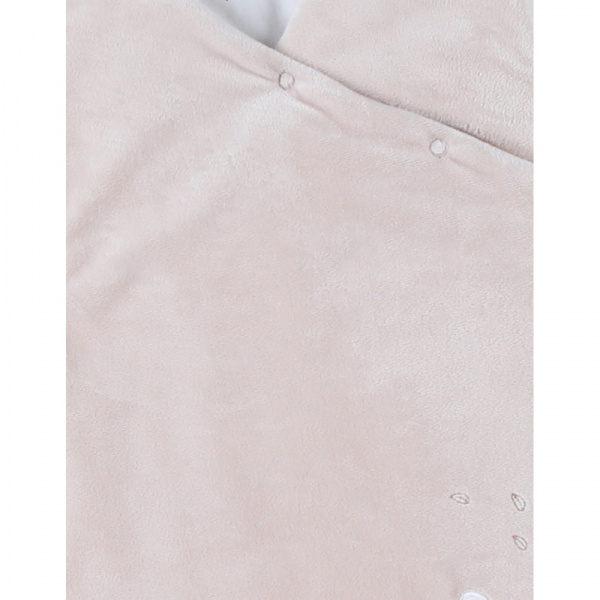 Gigoteuse 70cm en veloudoux bali, moka & snow Noukies