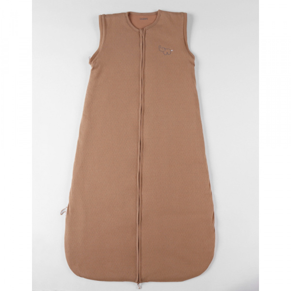 Gigoteuse 100cm jersey pointelle manches amovibles bali, moka & snow Noukies