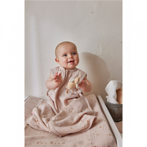 Gigoteuse 70cm mousseline colombes du bonheur Noukies