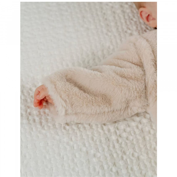 Gigoteuse bébé 70cm fausse fourrure beige mix and match Noukies